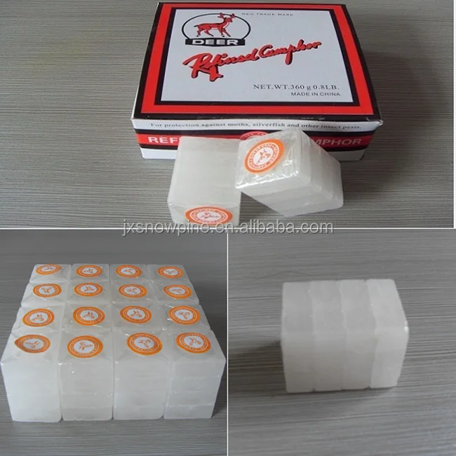 
1/4 oz refined famous deer brand Camphor (alcanfor) solid/tablets/ blocks/cubes 
