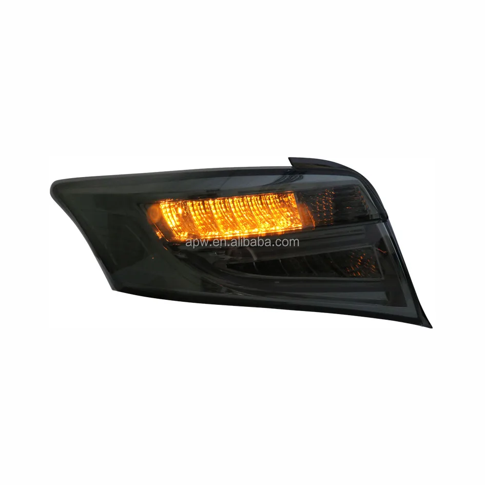 ForToyota Vios Black LED Tail Light 2013-2014