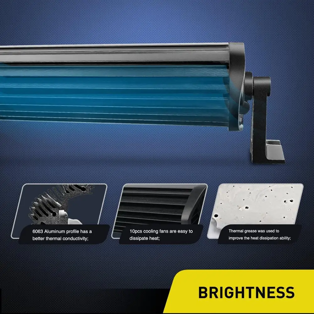 High Lumen 783W 52 Inch Barra De Luz Off Road Truck Car Led Light Bar