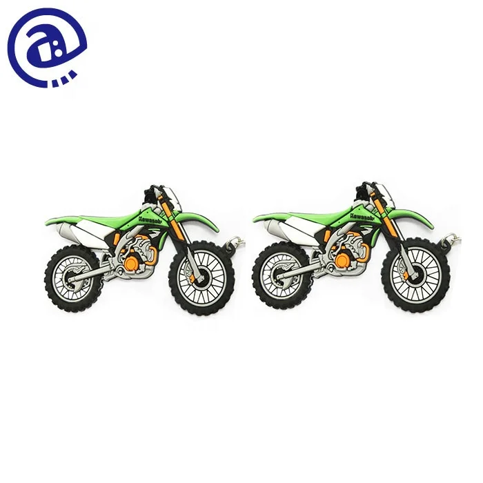 Wholesale OEM Brand Type And Embossed Style Souvenir Custom 3D Motorbike Soft  Pvc Rubber Keychain