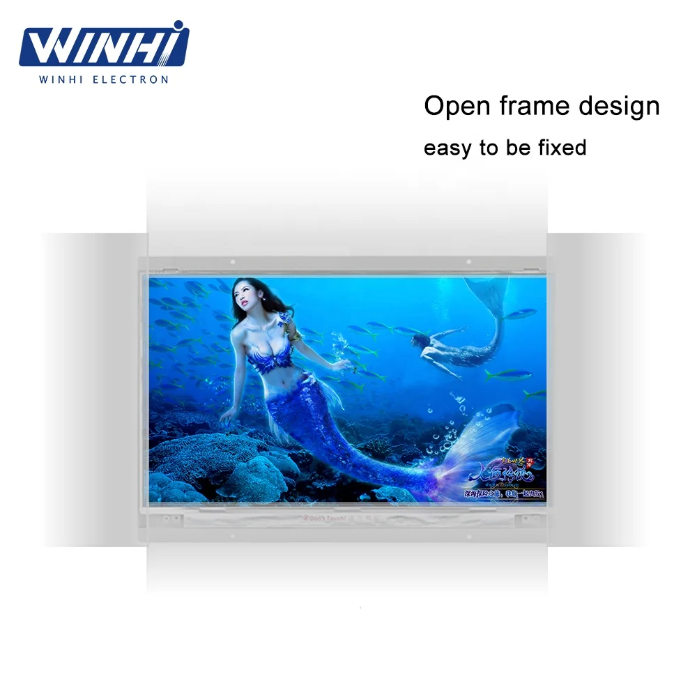 Popular screen 15.6inch vital signs hd lcd color monitor transparent lcd advertising display