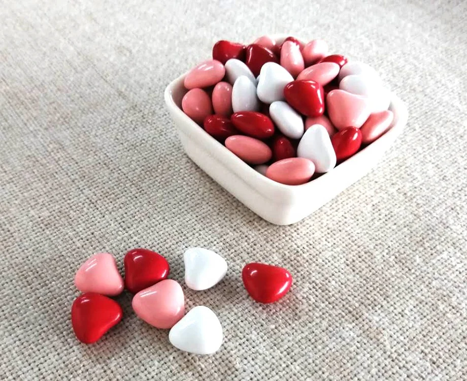 Sweet heart chocolate candy