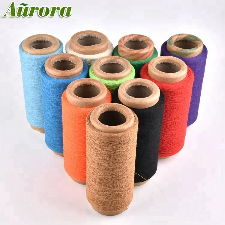 Competitive price NE 10/1 recycled hammock yarn black colored yarn for hammock brazilian