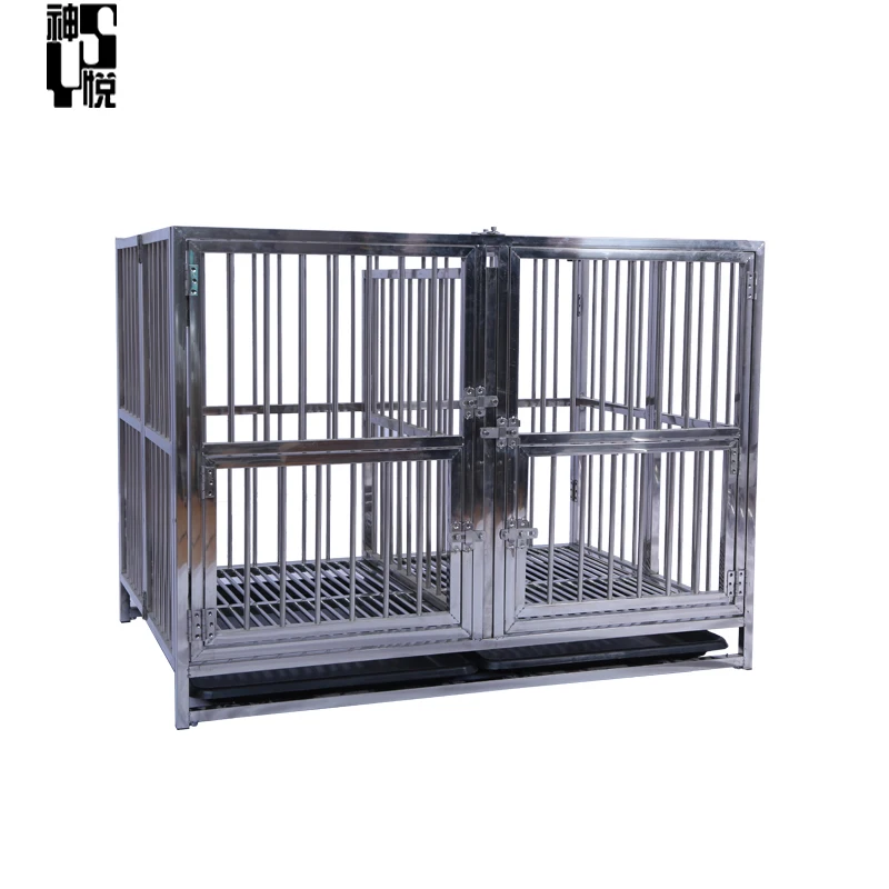Custom size dog cage stainless steel large pet cage dog cage for sale