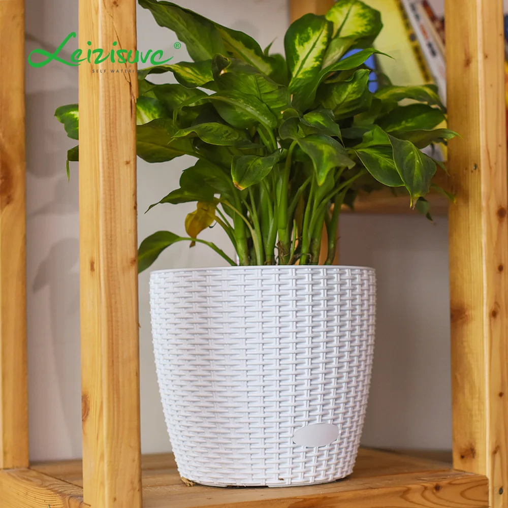 Hotel luxury decor plastic planter pot indoor outdoor flower pots big size belcony floor flower pots