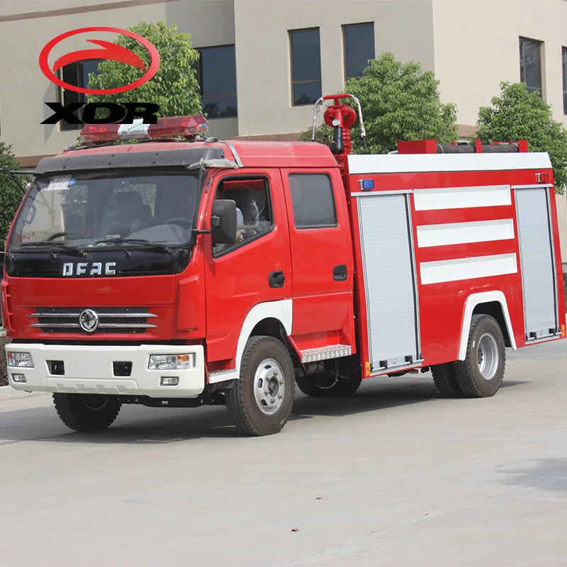  XDR 800 галлонов Dongfeng средняя вода 6 колес новая пожарная машина на