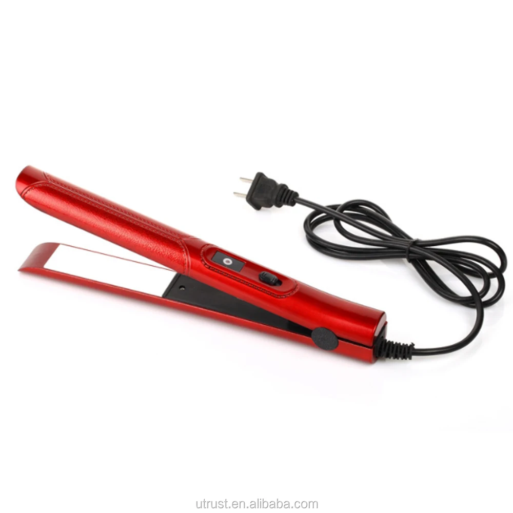 Двойной напряжения private label кристалл волос плоский Утюг со светодиодным индикатором