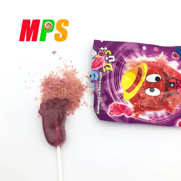 Popping sweet candy with foot shape wholesale