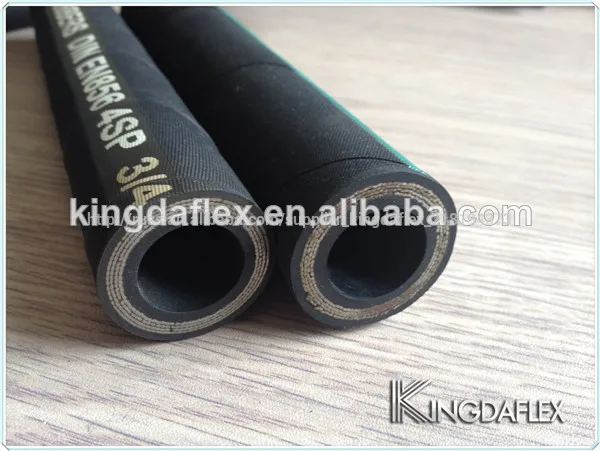 четыре из стальной проволоки плетеные нефти противостоять гидравлические высокого давления резиновый шланг kingdaflex шланг