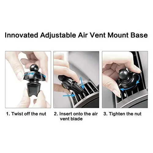 
6*N45 magnet car phone mount Air vent car phone holder with strong magnets 
