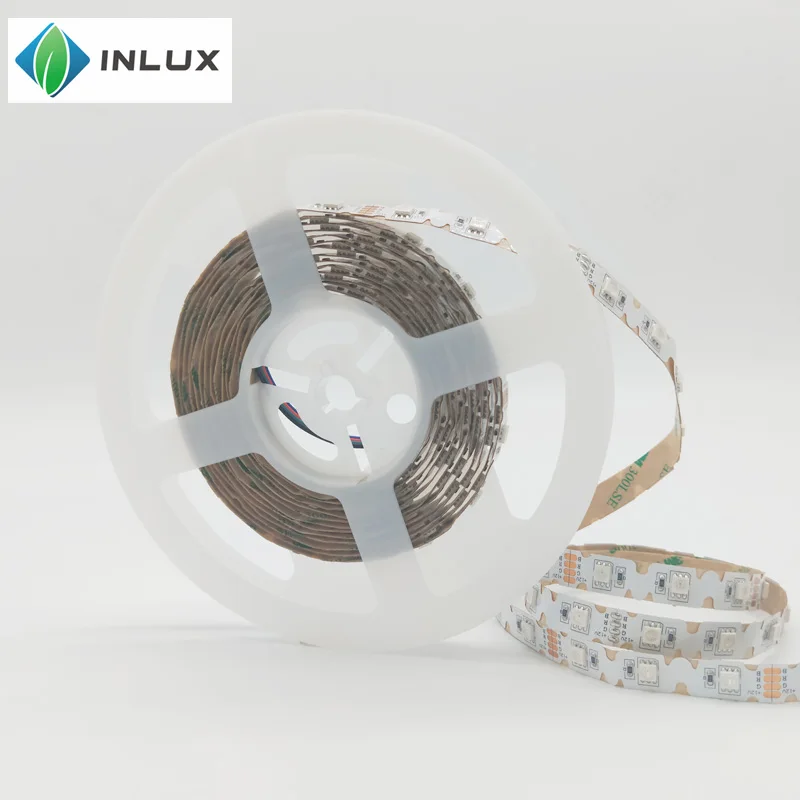 DC 12V SMD 5050 RGB RGBW RGBWW S shape 60led multicolor waterproof  CE ROHS bendable zigzag foldable led strip