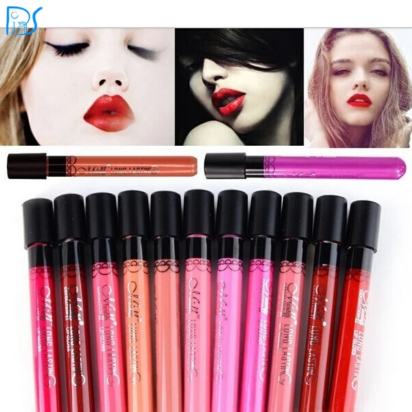 Popular Women s lipgloss Waterproof Beauty Makeup LipStick Velvet matte Colors Lip Pencil Lipstick Lip Gloss