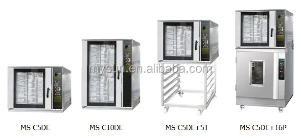 
bakery baking electric gas convection oven with steamer 