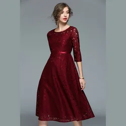 YSQ8119058 spot 2019 Новое Женское облегающее длинное кружевное платье