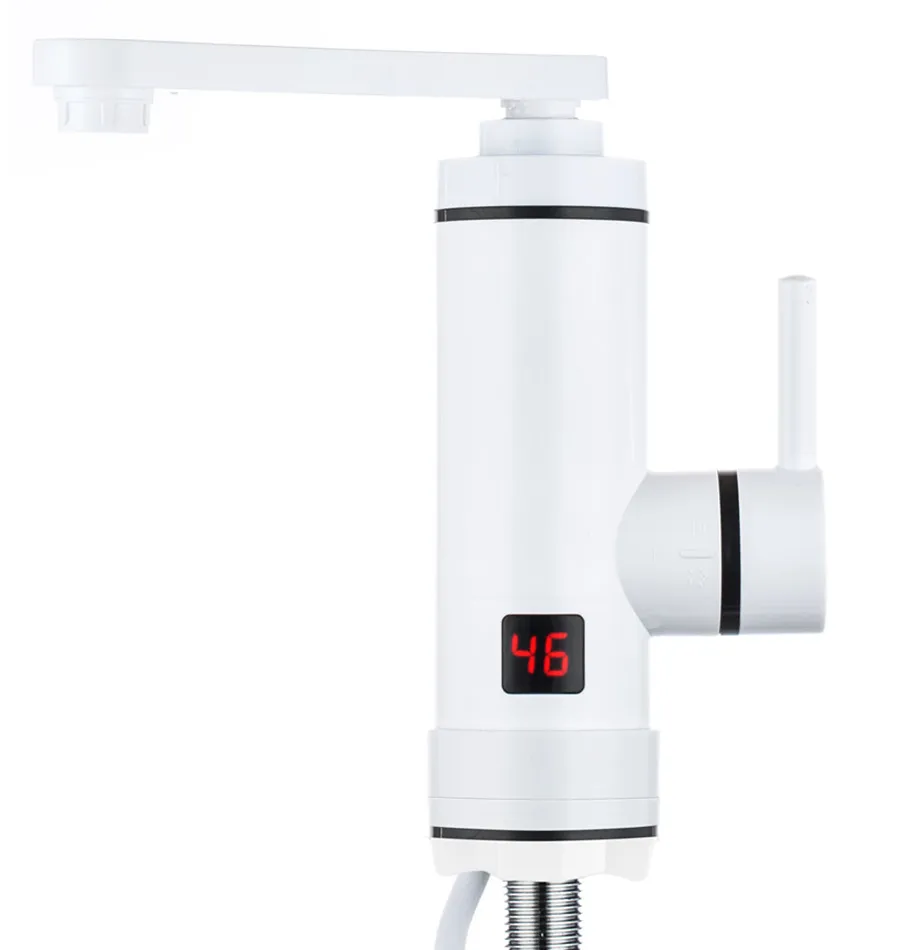ABS Deck Installation Electric Water Taps Instant Hot Water Heater Faucet