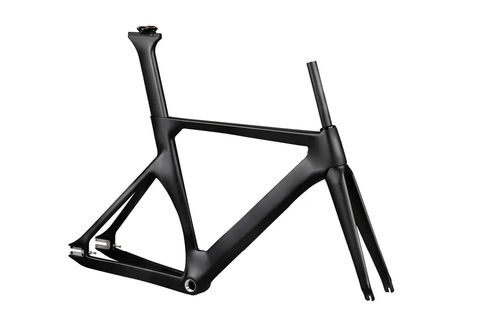 
carbon fiber track bike frame, single speed fixed gear carbon bicycle frameset 