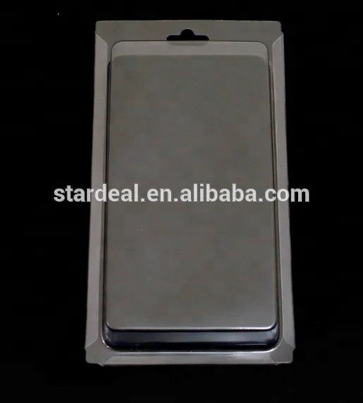 Clear Custom PET Plastic Blister Mobile Phone Case Packaging