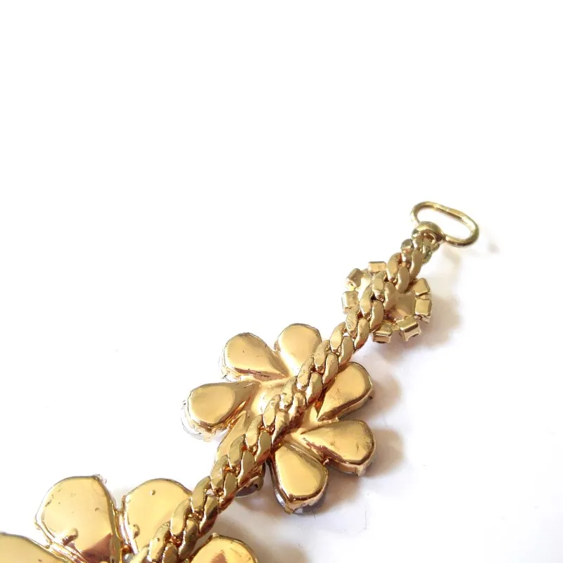 Newest Flower Acrylic Rhinestone Shoes Accessories Decoration