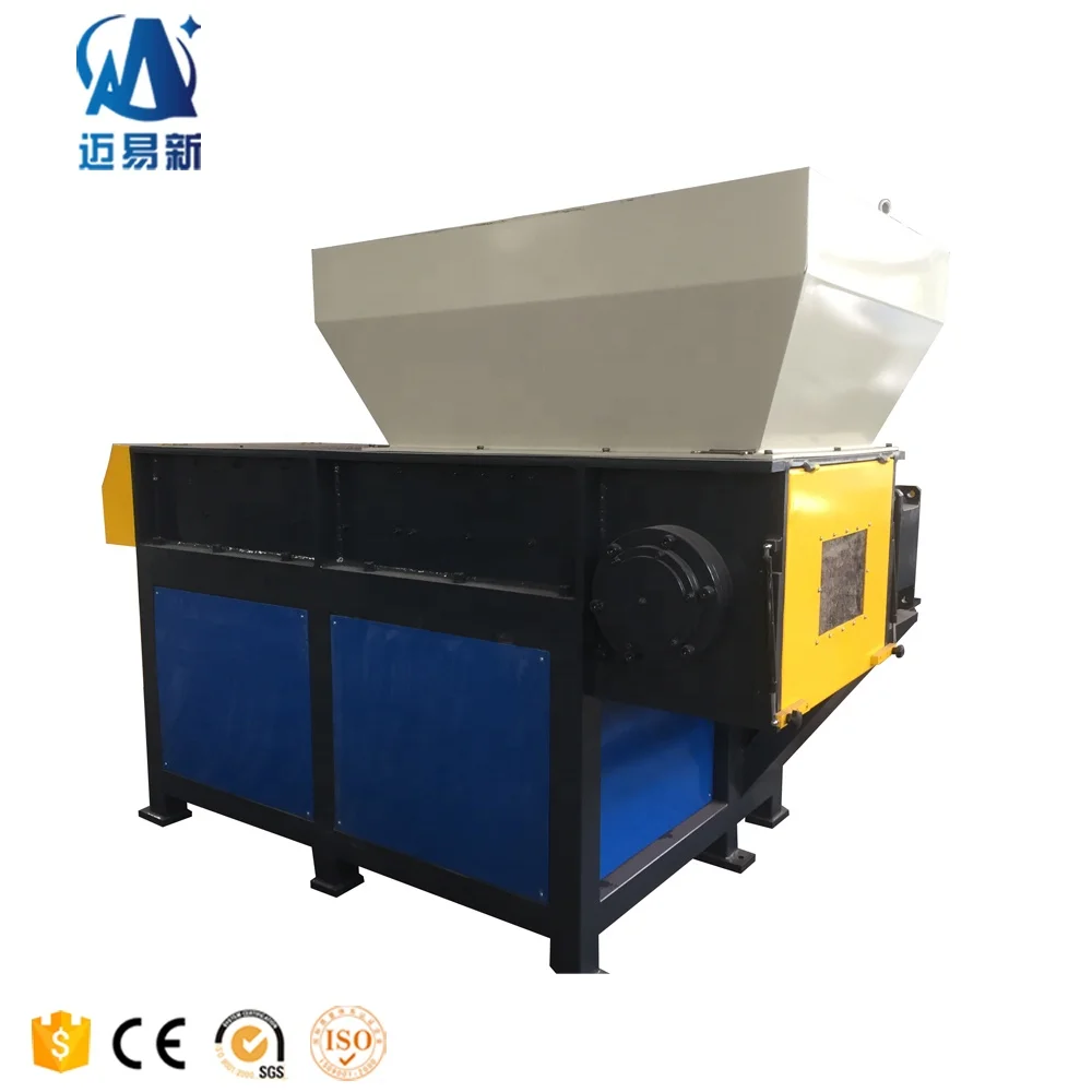 multi function electronical waste battery single shaft shredder