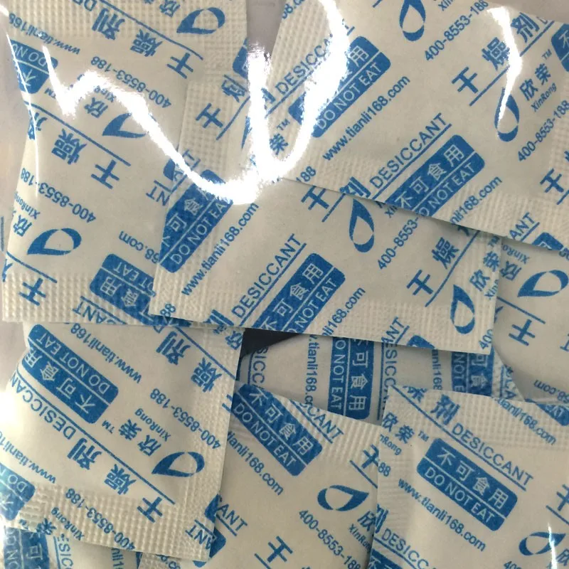 Free Sample Tianli Wholesale Small Package 1g 2g 5g 10g 20g Mineral Desiccant for Food