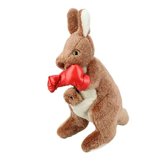 
Simulation Soft Boxing Kangaroo plush toy Stuffed Animal Boxing Kangaroo toy 