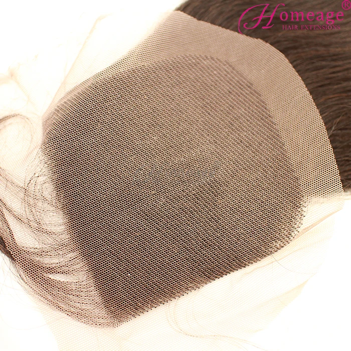 
Homeage wholesale unprocessed human hair 4x4 peruvian hair lace closures 