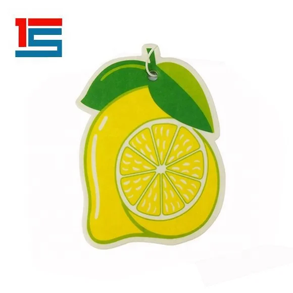
Custom Fruit Fragrance Car Air Freshener Perfumed Card with Logo Printing 