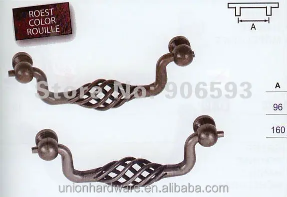 Wholesale artistic birdcage cabinet handle,drawer handle,antique furniture handle