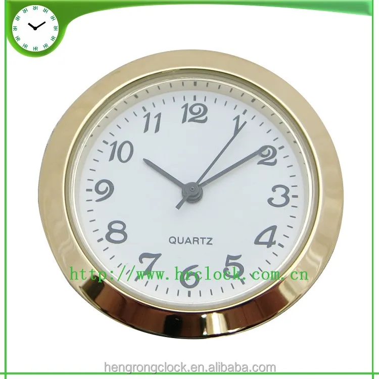 
25mm mini clock inserts miniature watch inserts PC21 metal clock inserts wholesale 