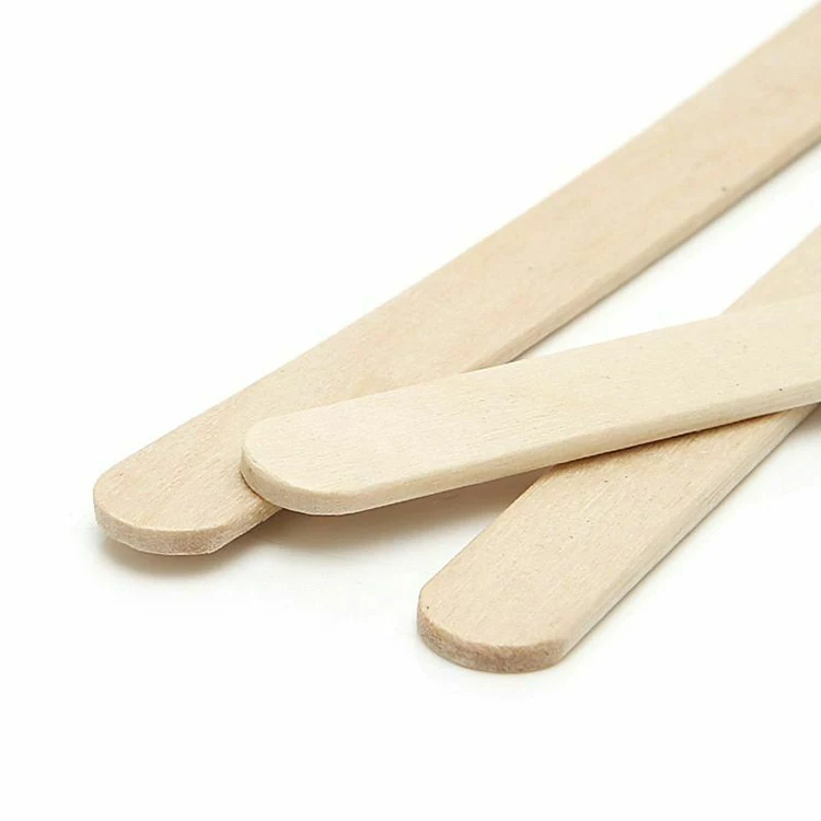 custom high quality 10 square wooden coffee sticks stirrers paddle tea burger dandiya sticks for coffee