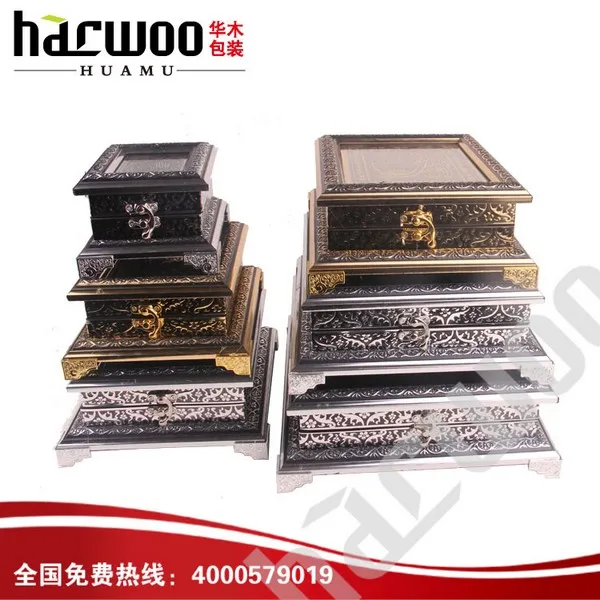 Деревянная Арабская корановая коробка Harwoo всех видов