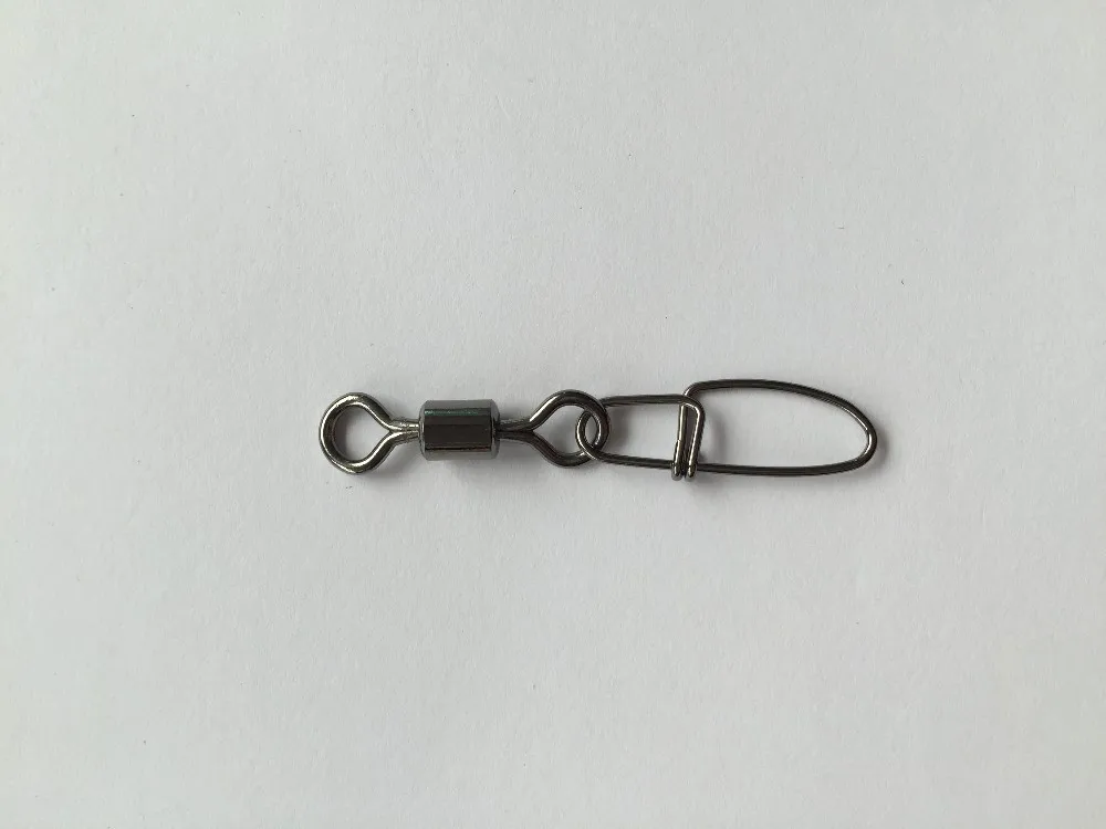 Rolling swivel with insurance snap fishing tackle wholesale bulk fishing tackle swivel with snap