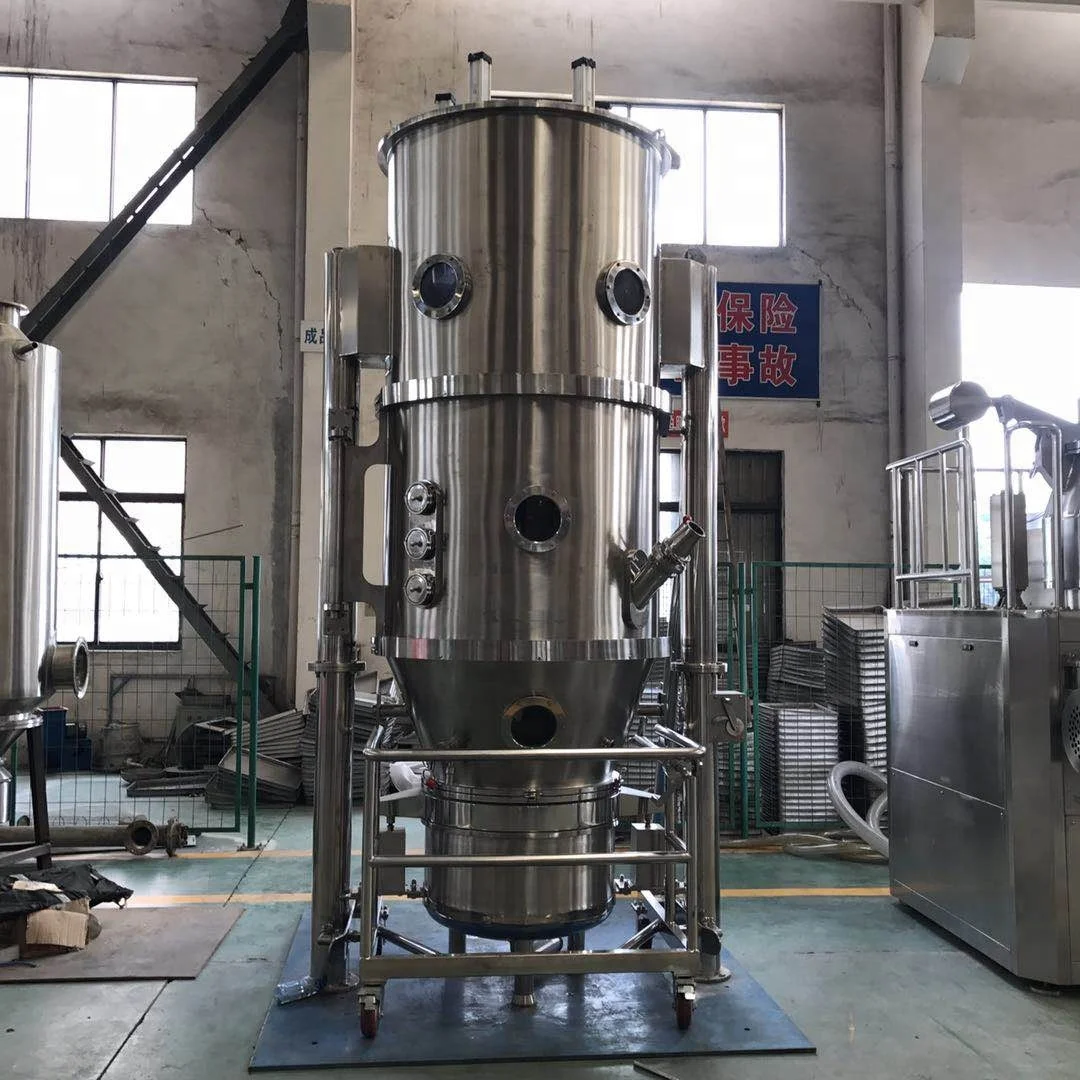 
FG-300 Series SUS304 Pharma Vertical Fluid Bed Drying Equipment Dryer 