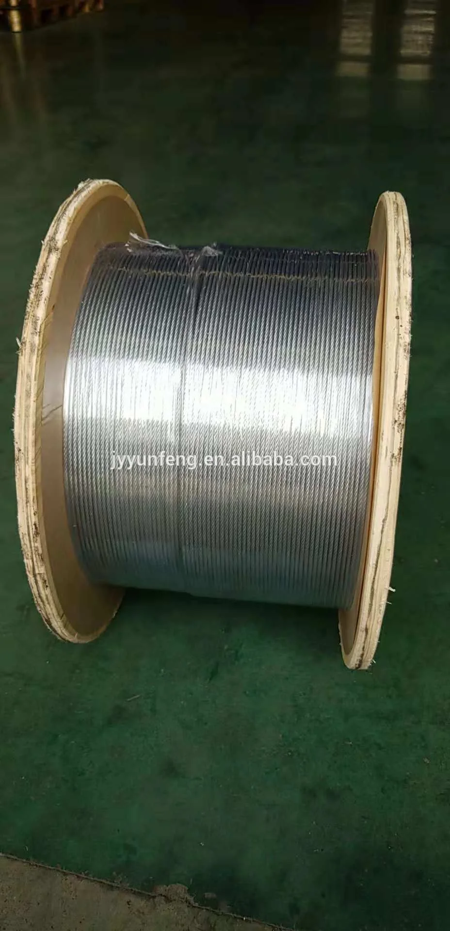Yunfeng 1x19/6x7+fc/7x7/6x19+fc/6x19+WSC/18x7+FC/18x7+IWS stainless steel wire rope for fitness equipment