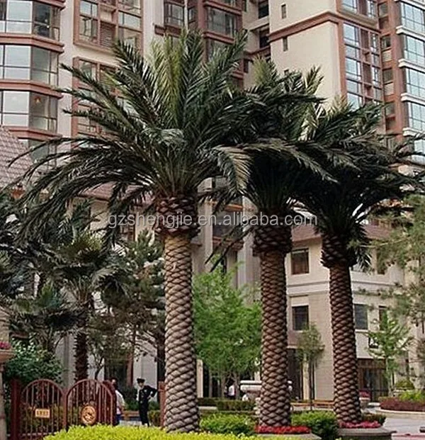 China factory make artificial palm trees large palm tree fake tree for hotel decoration