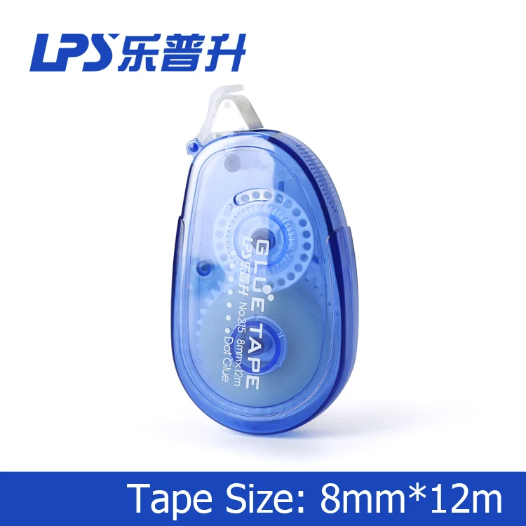 8 мм * 12 м пластиковая ПЭТ Двухсторонняя клейкая лента ролик офисный липкий ролик клейкая лента с легкой сенсорной крышкой
