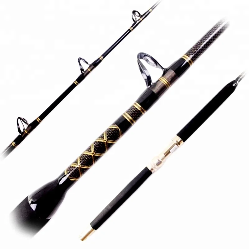 GMR096 High quality saltwater strong blank boat rod game trolling rod with turbo guides