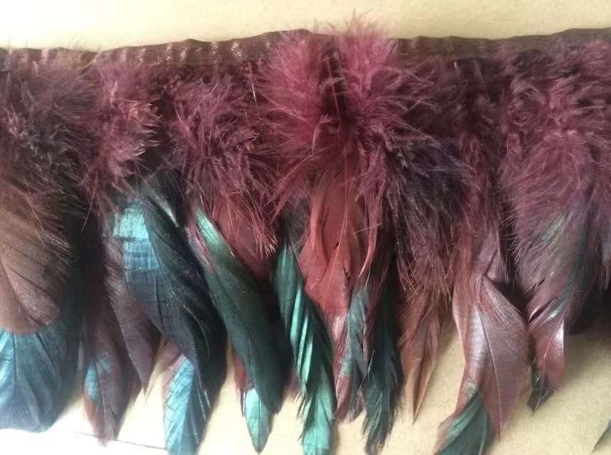 Оптовая продажа, отделка перьями желтого и золотого цвета