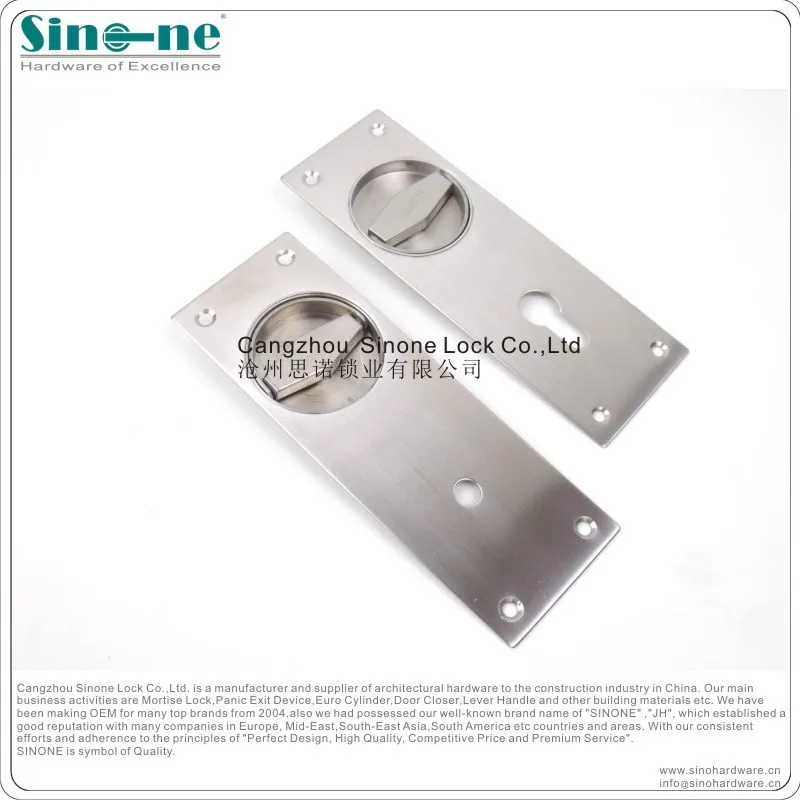SINONE/stainless steel Round Flush Handle ring pull lever handles for door in different finish