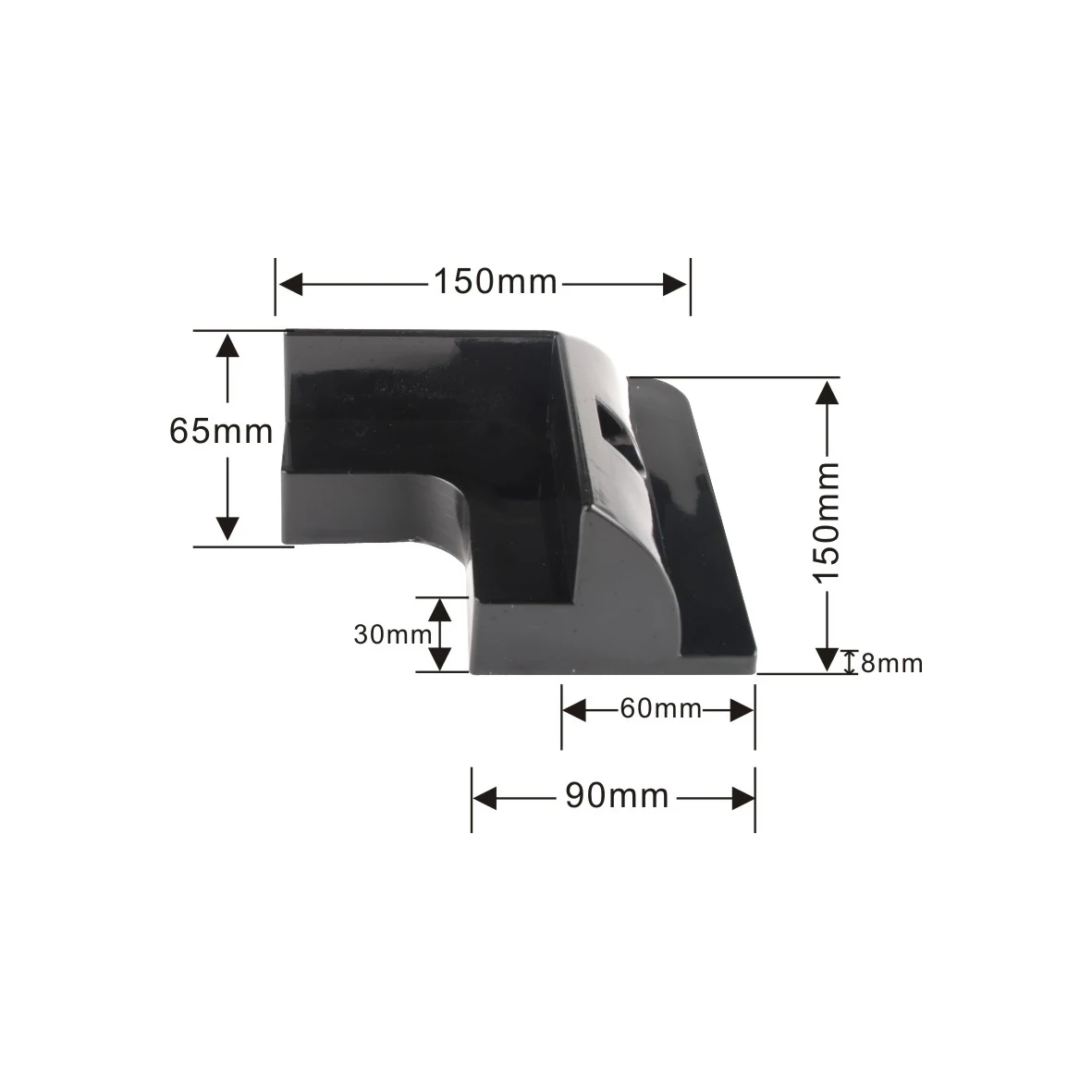 New Design ABS Solar Panel Corner Mounting Bracket For Caravan Motorhomr RV Anti UV