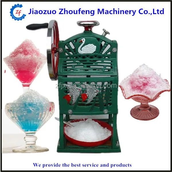 Manual ice shaving machine for drinks crushed ice machinery