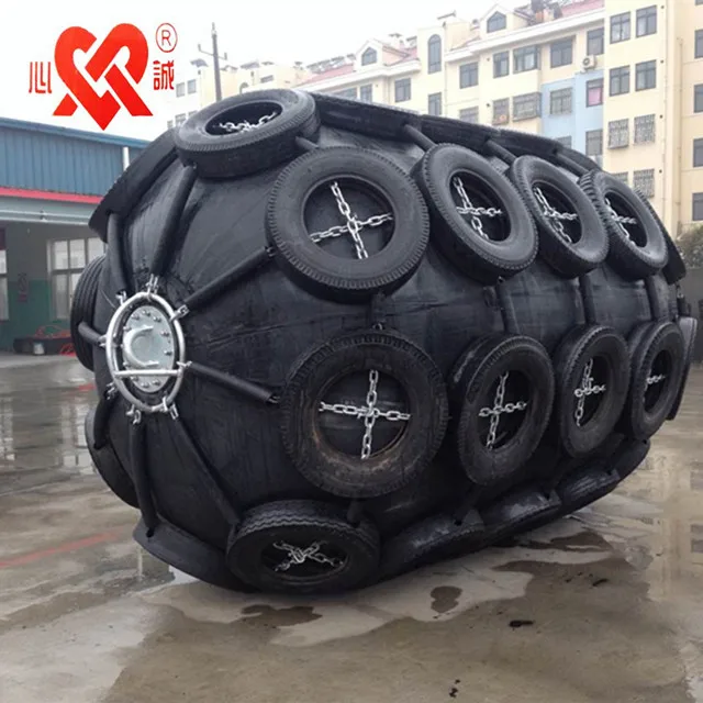 Tires and chain Nets type Pneumatic Yokohama Ship rubber Fender