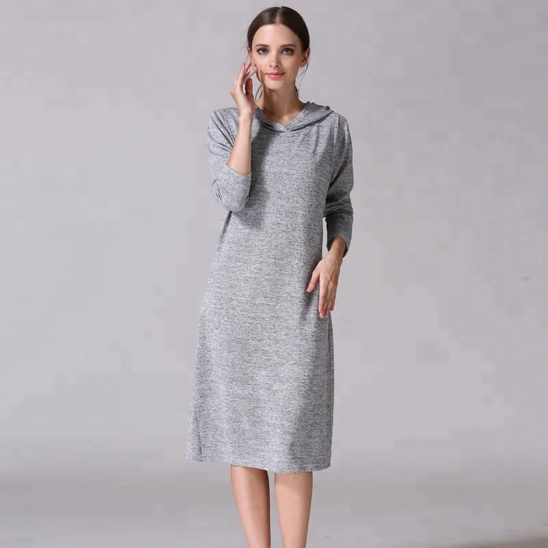 
Emotion Moms Spring Long Sleeve Maternity Breastfeeding Casual Dress Knitted Pregnant Dress 