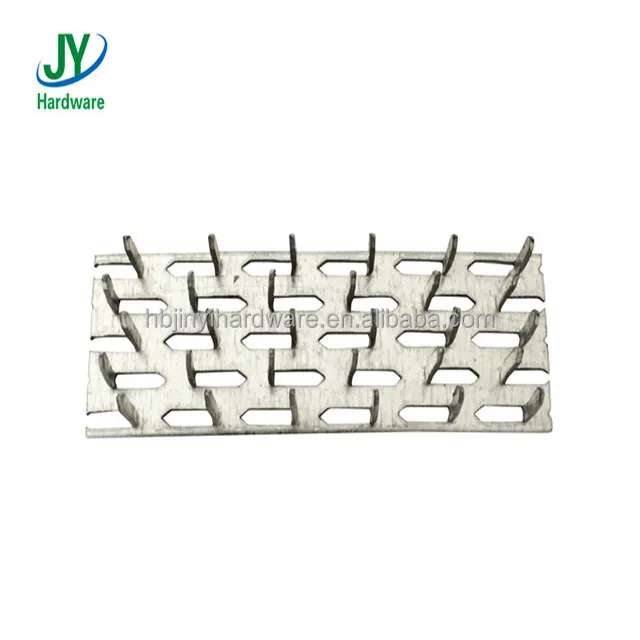 Gang nail truss plate for wood building connector