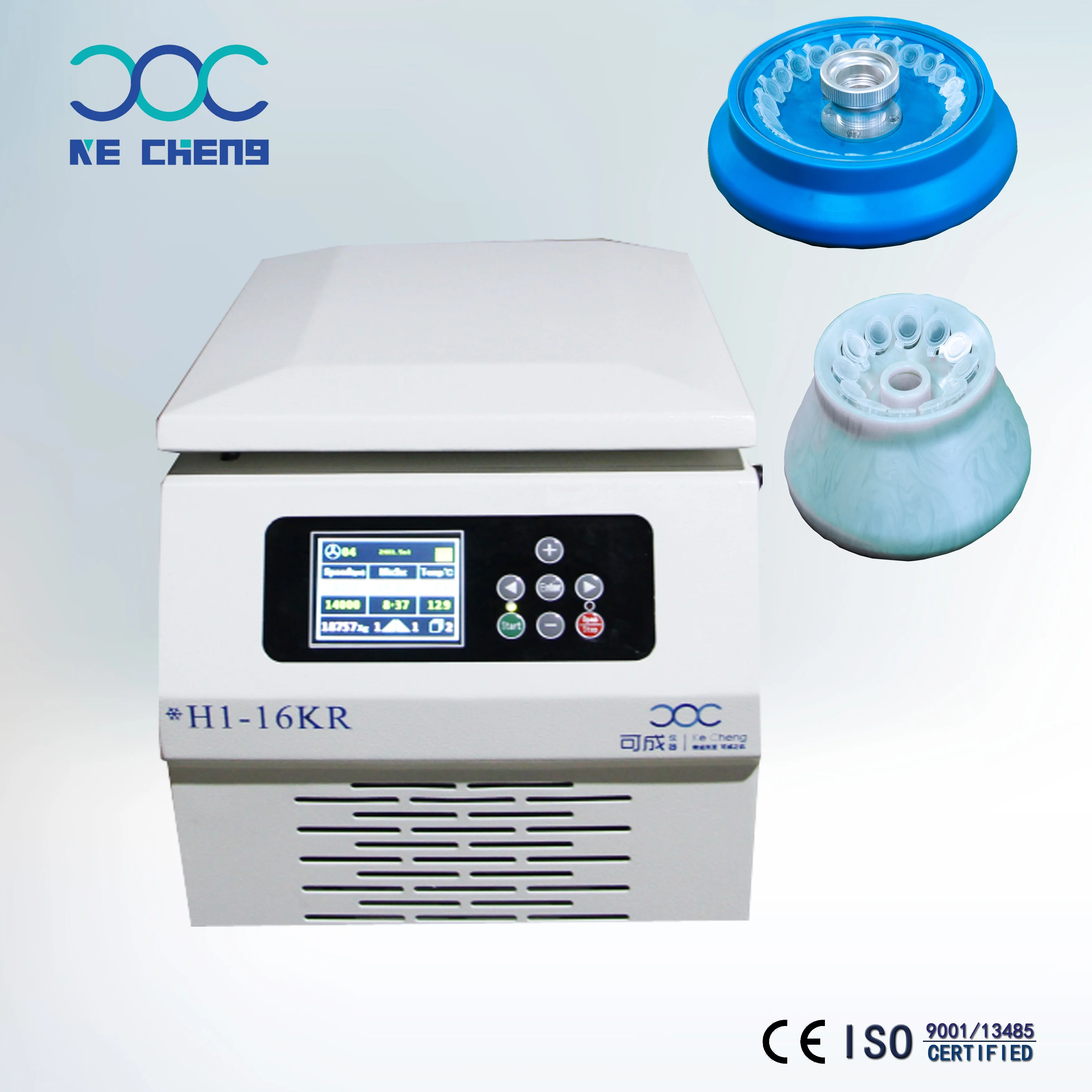 H1-16KR Changsha Centrifuge manufacturer 16000rpm Bench High Speed 1.5ml 2.2ml refrigerated Centrifuge  for Laboratory