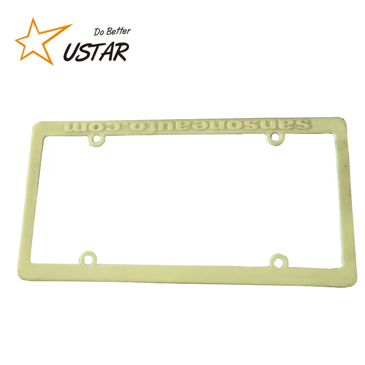 
Custom Plastic Printing Car License Plate Frame Licenses Plate Cover Holder 