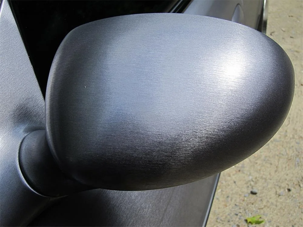 Черная металлическая матовая алюминиевая виниловая пленка для автомобиля автомобильной