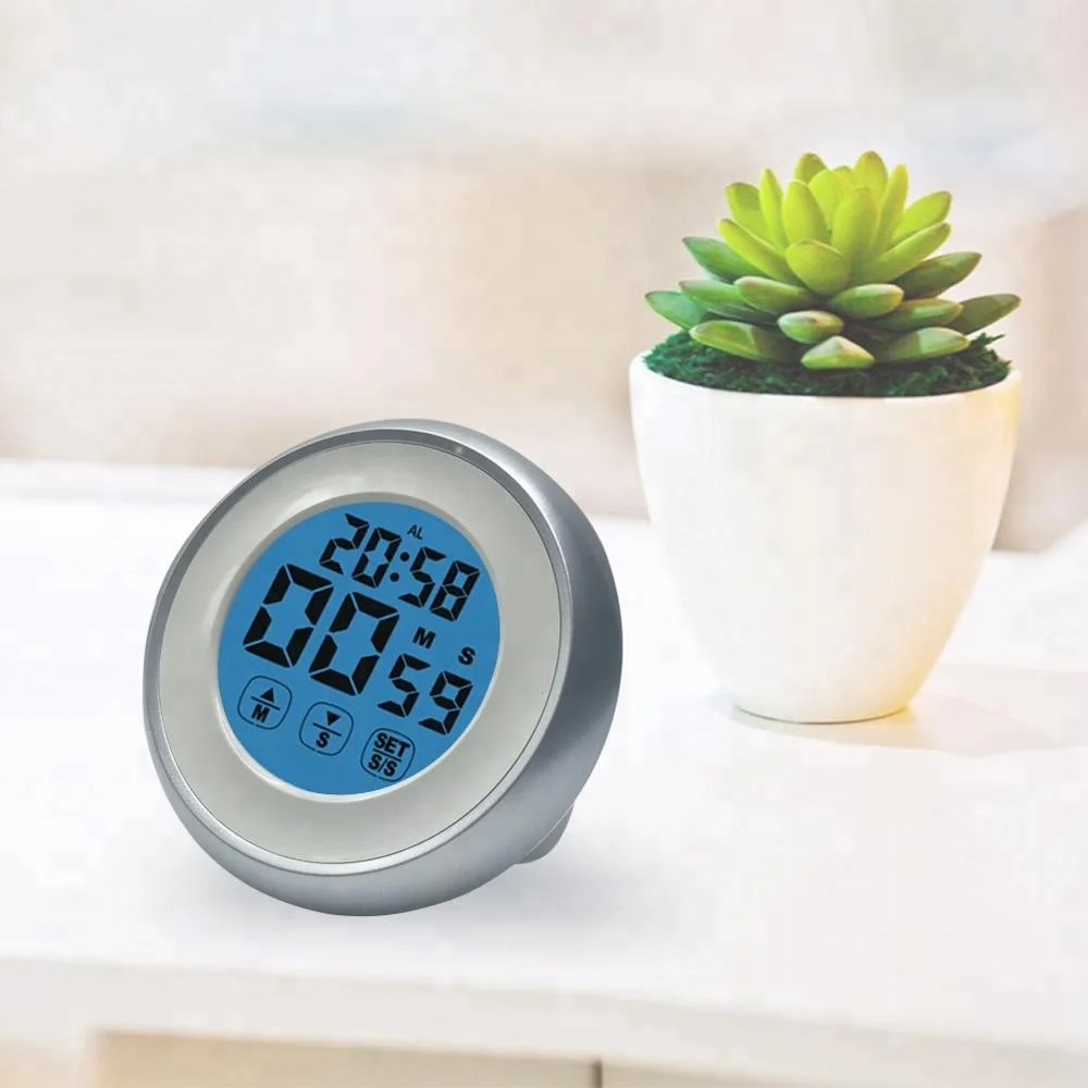 ET641 touch screen kitchen digital timer with magnet