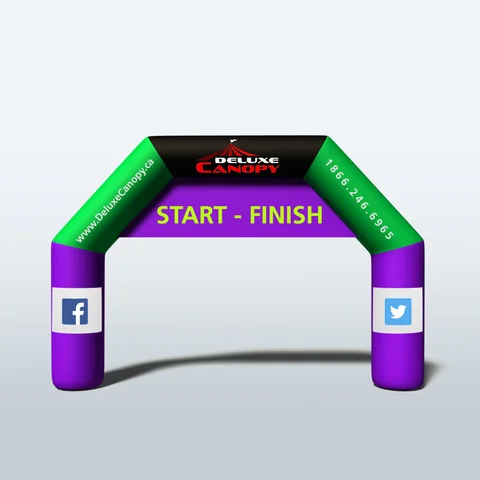 Guangzhou Full Printing Finish Line Inflatable Arch For Advertising