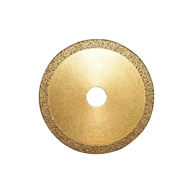 Continuous Rim Vacuum Brazed Diamond Saw Blade for Stone